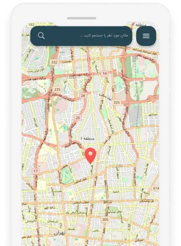 نحوه انتخاب مقصد در نوین تاکسی